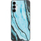 Aqua Blue Marble Ink Galaxy A14 5G Skin